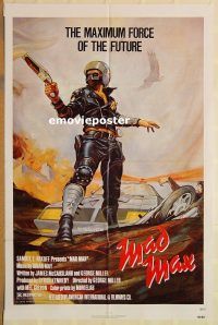 y693 MAD MAX one-sheet movie poster R83 Mel Gibson, George Miller