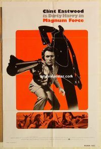 y700 MAGNUM FORCE int'l one-sheet movie poster '73 Eastwood, Dirty Harry