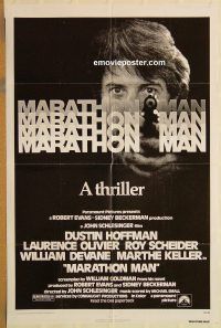 y713 MARATHON MAN one-sheet movie poster '76 Dustin Hoffman, Olivier