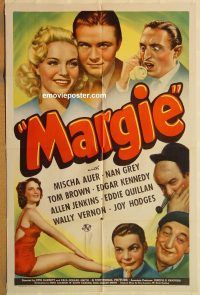 y714 MARGIE one-sheet movie poster '40 Nan Grey, Mischa Auer