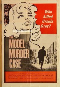 y752 MODEL MURDER CASE one-sheet movie poster '63 Ian Hendry, Fraser