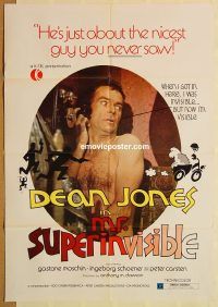 y771 MR SUPERINVISIBLE one-sheet movie poster '70 Dean Jones