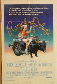 y912 RANCHO DELUXE style B one-sheet movie poster '75 Bridges, Waterston