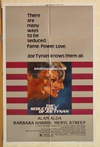 y983 SEDUCTION OF JOE TYNAN one-sheet movie poster '79 Alan Alda, Streep