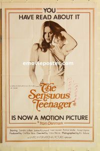 y988 SENSUOUS TEENAGER one-sheet movie poster '70 sexy Sandra Julien!