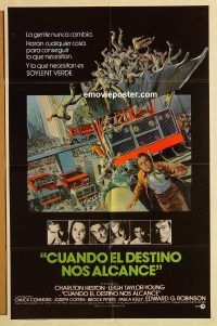 z049 SOYLENT GREEN Spanish one-sheet movie poster '73 Charlton Heston