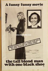 z101 TALL BLOND MAN WITH ONE BLACK SHOE one-sheet movie poster '72