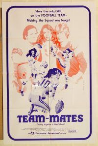 z109 TEAM-MATES one-sheet movie poster '78 football sex film!