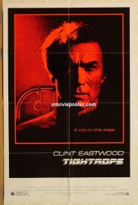 z142 TIGHTROPE one-sheet movie poster '84 Clint Eastwood, Genevieve Bujold