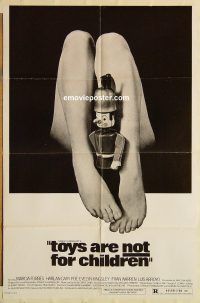 z154 TOYS ARE NOT FOR CHILDREN one-sheet movie poster '73 sexploitation!