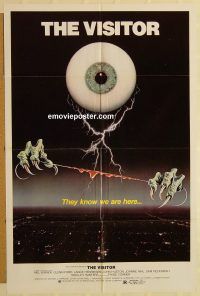 z200 VISITOR one-sheet movie poster '79 Mel Ferrer, Glenn Ford, wild!