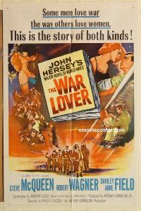 z211 WAR LOVER one-sheet movie poster '62 Steve McQueen, Robert Wagner