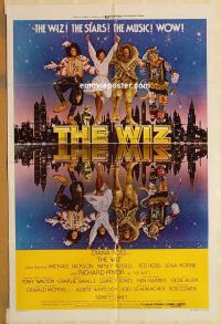 z250 WIZ one-sheet movie poster '78 Diana Ross, Michael Jackson, Pryor