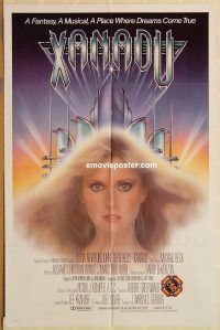 z263 XANADU one-sheet movie poster '80 Olivia Newton-John