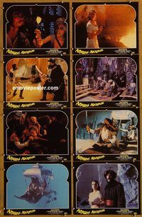 a057 ARABIAN ADVENTURE 8 English movie lobby cards '79 Christopher Lee