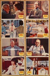 a024 ABSENCE OF MALICE 8 movie lobby cards '81 Paul Newman, Sally Field