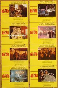 a043 AMAZING STORIES 8 movie lobby cards '85-'87 Steven Spielberg