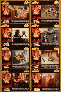 a053 ANOTHER 48 HRS 8 movie lobby cards '90 Eddie Murphy, Nick Nolte