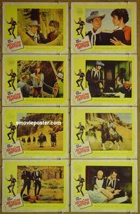 a055 APACHE RIFLES 8 movie lobby cards '64 Audie Murphy, Dante