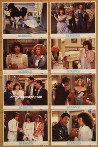 a096 BIG BUSINESS 8 movie lobby cards '88 Bette Midler, Lily Tomlin