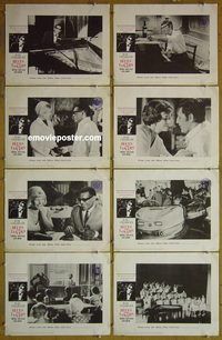 a120 BLUES FOR LOVERS 8 movie lobby cards '65 Ray Charles, music!