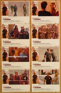 a125 BORDER 8 movie lobby cards '82 Jack Nicholson, Harvey Keitel