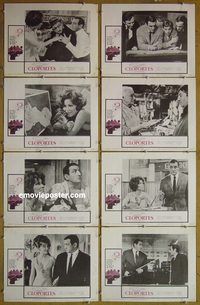 a170 CLOPORTES 8 movie lobby cards '66 Lino Ventura, Charles Aznavour