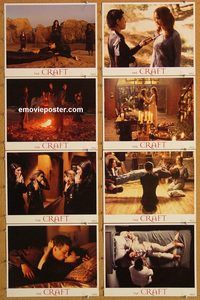 a189 CRAFT 8 movie lobby cards '96 Neve Campbell, Robin Tunney
