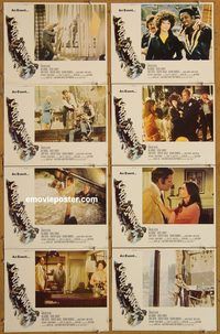 a232 EARTHQUAKE 8 movie lobby cards '74 Charlton Heston, Ava Gardner