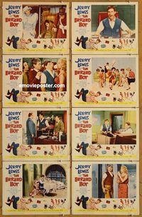 a242 ERRAND BOY 8 movie lobby cards '62 Jerry Lewis, Brian Donlevy