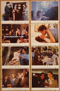 a247 EVERY TIME WE SAY GOODBYE 8 movie lobby cards '86 Tom Hanks
