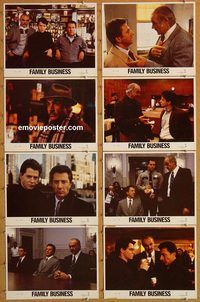a254 FAMILY BUSINESS 8 movie lobby cards '89 Sean Connery, Hoffman