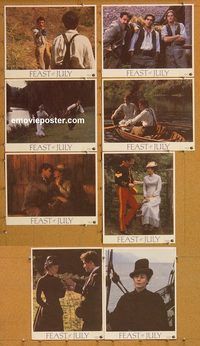 a263 FEAST OF JULY 8 movie lobby cards '95 Embeth Davidtz, Tom Bell