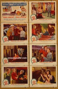 a316 GREAT DAN PATCH 8 movie lobby cards '49 Dennis O'Keefe, Russell