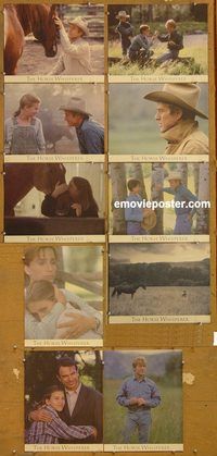 a005 HORSE WHISPERER 10 movie lobby cards '98 Robert Redford