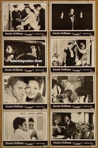 a430 LENNY 8 movie lobby cards '74 Dustin Hoffman, Perrine, Fosse