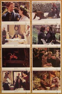 a438 LITTLE WOMEN 8 movie lobby cards '94 Winona Ryder, Byrne