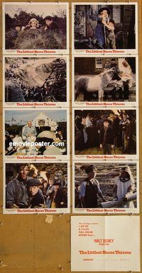a439 LITTLEST HORSE THIEVES 8 movie lobby cards '77 Walt Disney