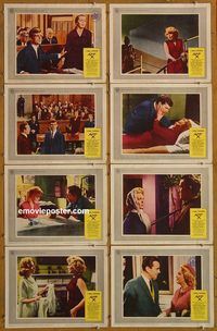 a452 MADAME X 8 movie lobby cards '66 Lana Turner, John Forsythe