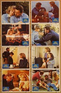 a463 MAN, WOMAN & CHILD 8 movie lobby cards '83 Martin Sheen, Nelson