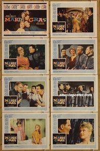a468 MARDI GRAS 8 movie lobby cards '58 Pat Boone, Carere