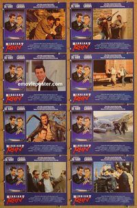 a478 MIDNIGHT RUN 8 movie lobby cards '88 Robert De Niro, Grodin