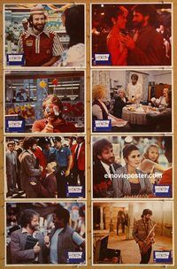 a485 MOSCOW ON THE HUDSON 8 movie lobby cards '84 Robin Williams