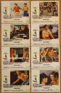 a498 NEVADA SMITH 8 movie lobby cards '66 Steve McQueen, Karl Malden