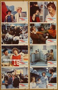 a510 NORTH DALLAS FORTY 8 movie lobby cards '79 Nick Nolte, football!