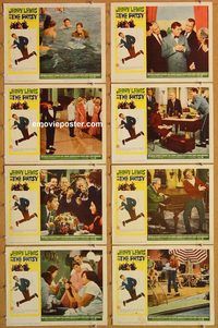 a535 PATSY 8 movie lobby cards '64 Jerry Lewis, Ina Balin