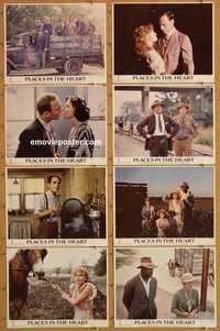 a550 PLACES IN THE HEART 8 movie lobby cards '84 Sally Field, Harris