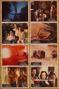 a554 POLTERGEIST 8 movie lobby cards '82 Tobe Hooper, Craig T Nelson