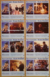 a557 PRESIDIO 8 movie lobby cards '88 Sean Connery, Mark Harmon