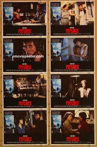 a564 PSYCHO 2 8 movie lobby cards '83 Anthony Perkins, Vera Miles